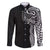 Polynesian Art Traditional Tattoo Pattern Family Matching Off Shoulder Short Dress and Hawaiian Shirt