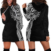 Polynesian Art Traditional Tattoo Pattern Hoodie Dress LT03 - Polynesian Pride
