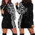 Polynesian Art Traditional Tattoo Pattern Hoodie Dress