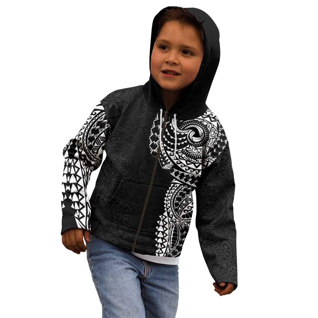 Polynesian Art Traditional Tattoo Pattern Kid Hoodie