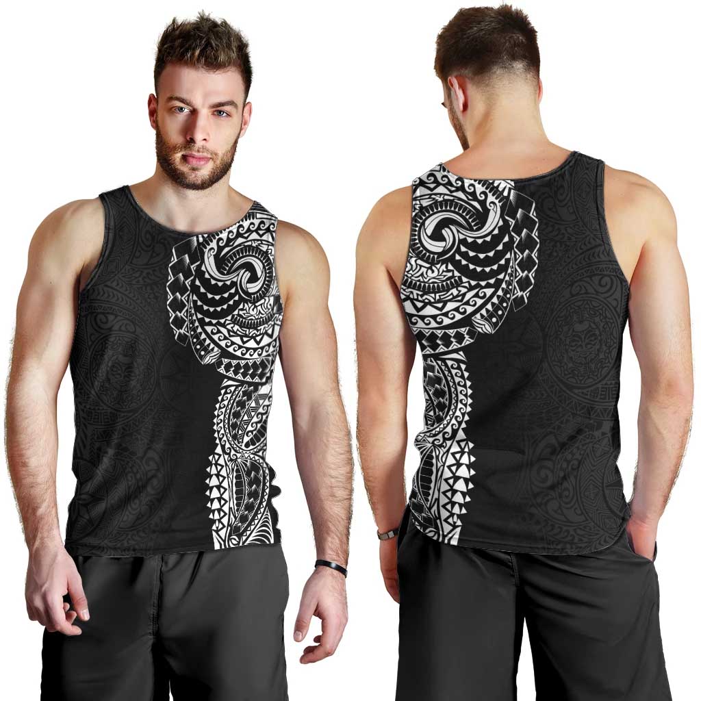 Polynesian Art Traditional Tattoo Pattern Men Tank Top LT03 - Polynesian Pride