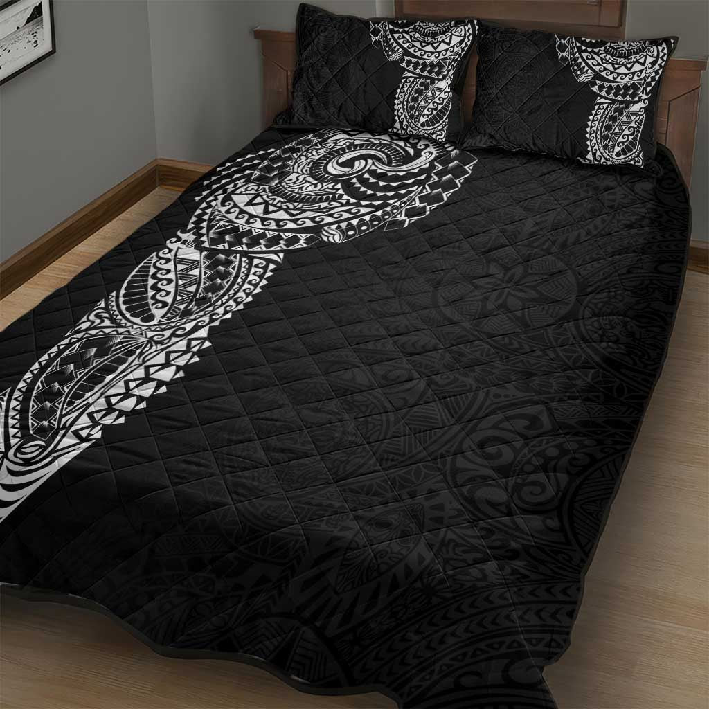 Polynesian Art Traditional Tattoo Pattern Quilt Bed Set LT03 - Polynesian Pride