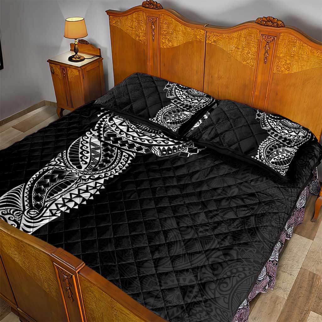 Polynesian Art Traditional Tattoo Pattern Quilt Bed Set LT03 - Polynesian Pride
