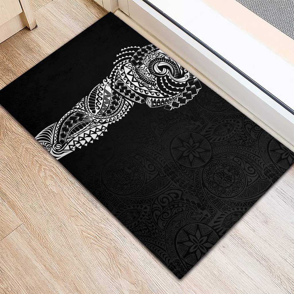 Polynesian Art Traditional Tattoo Pattern Rubber Doormat LT03 - Polynesian Pride