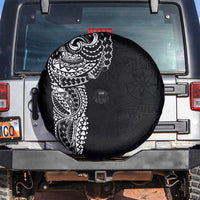 Polynesian Art Traditional Tattoo Pattern Spare Tire Cover LT03 Black - Polynesian Pride