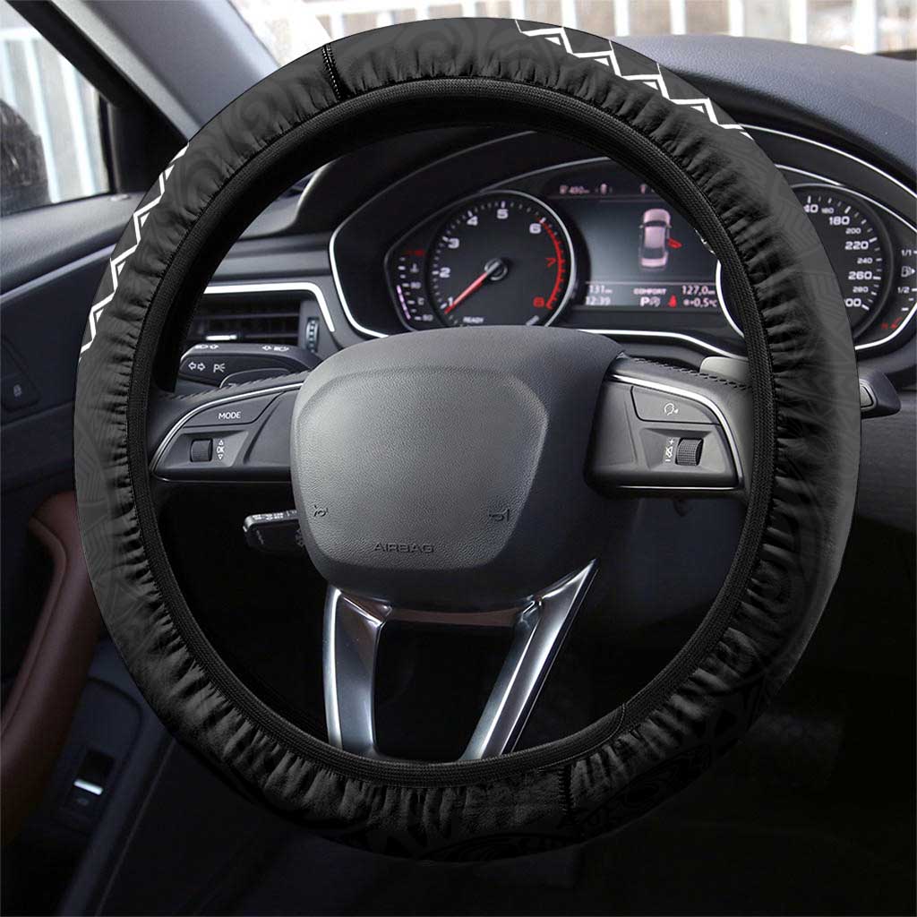 Polynesian Art Traditional Tattoo Pattern Steering Wheel Cover LT03 - Polynesian Pride