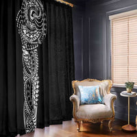Polynesian Art Traditional Tattoo Pattern Window Curtain LT03 - Polynesian Pride