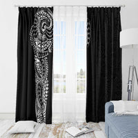 Polynesian Art Traditional Tattoo Pattern Window Curtain LT03 - Polynesian Pride