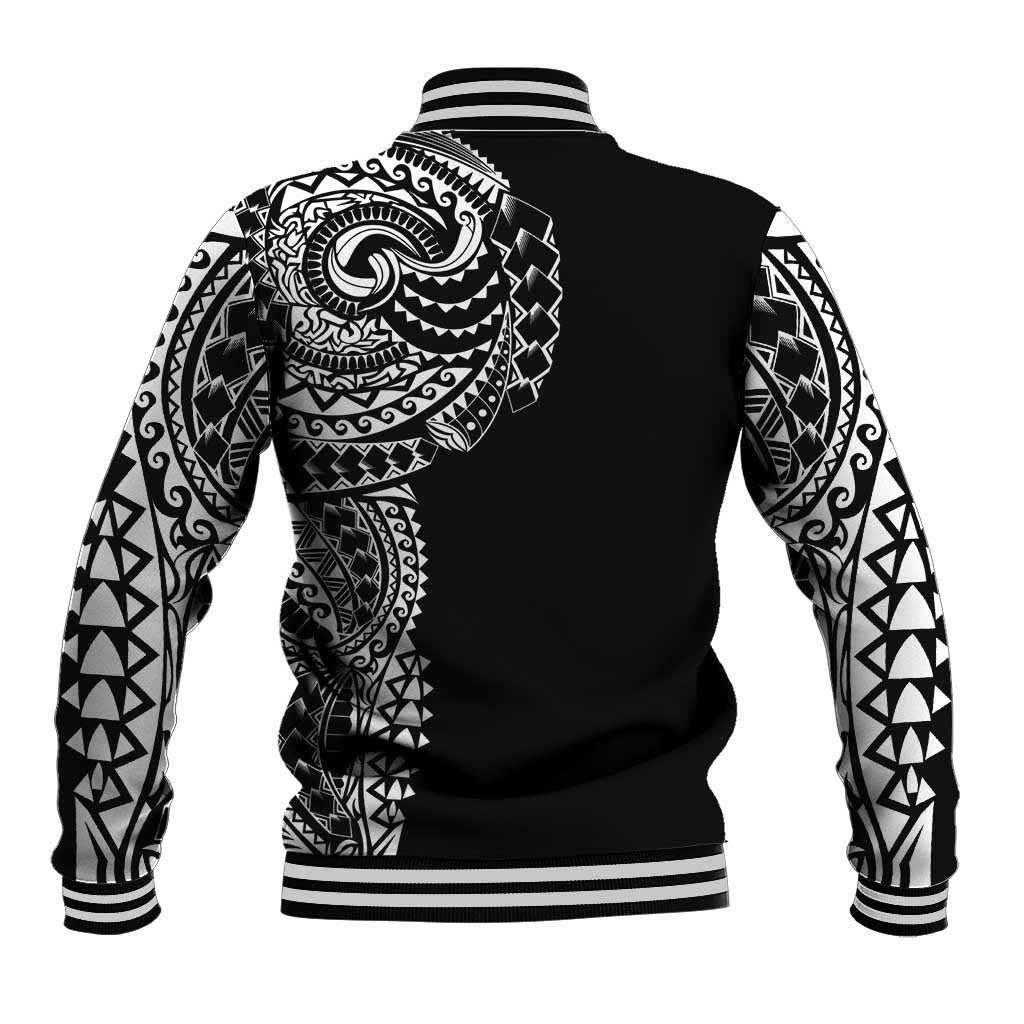 Polynesian Art Traditional Tattoo Baseball Jacket Simple Style LT03 - Polynesian Pride