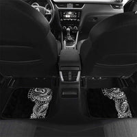 Polynesian Art Traditional Tattoo Car Mats Simple Style LT03 Set 2pcs - Back Black - Polynesian Pride