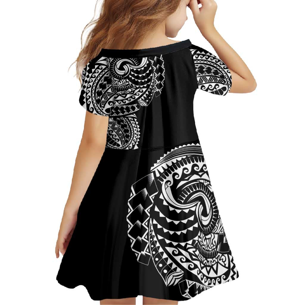 Polynesian Art Traditional Tattoo Family Matching Tank Maxi Dress and Hawaiian Shirt Simple Style