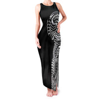 Polynesian Art Traditional Tattoo Family Matching Tank Maxi Dress and Hawaiian Shirt Simple Style