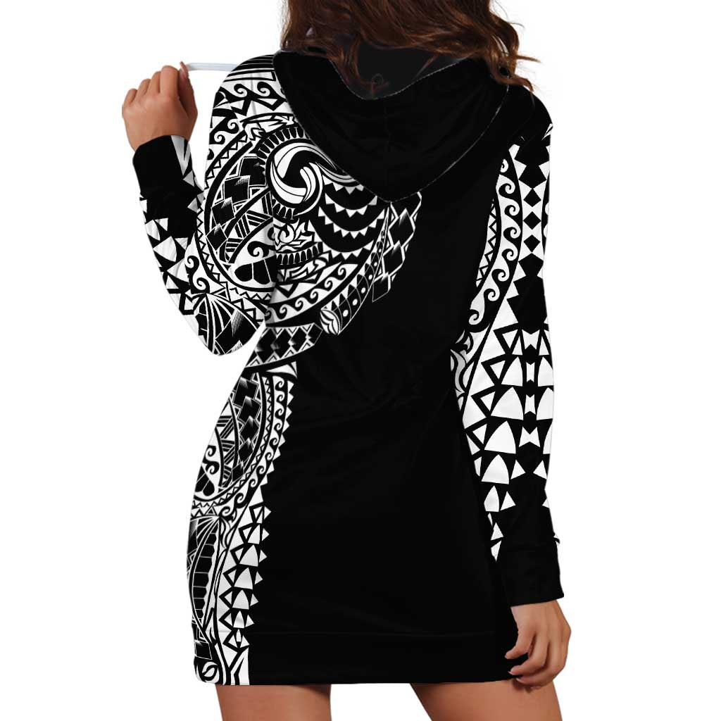 Polynesian Art Traditional Tattoo Hoodie Dress Simple Style LT03 - Polynesian Pride