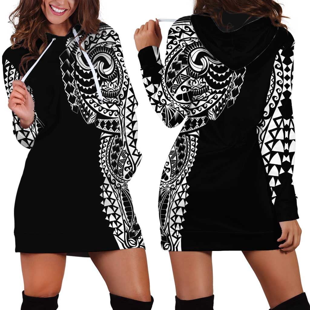 Polynesian Art Traditional Tattoo Hoodie Dress Simple Style LT03 - Polynesian Pride