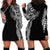 Polynesian Art Traditional Tattoo Hoodie Dress Simple Style