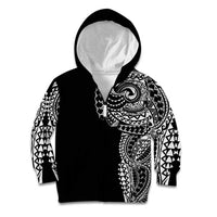 Polynesian Art Traditional Tattoo Kid Hoodie Simple Style