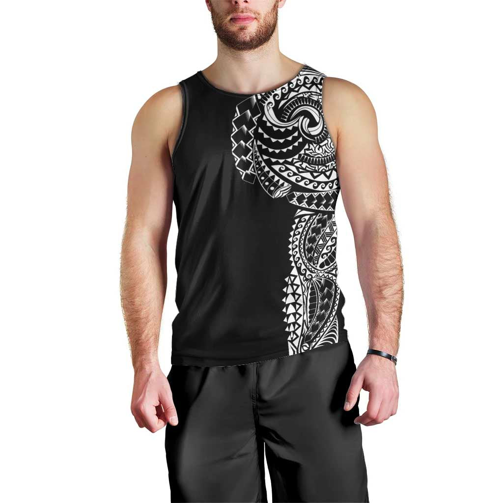 Polynesian Art Traditional Tattoo Men Tank Top Simple Style LT03 - Polynesian Pride