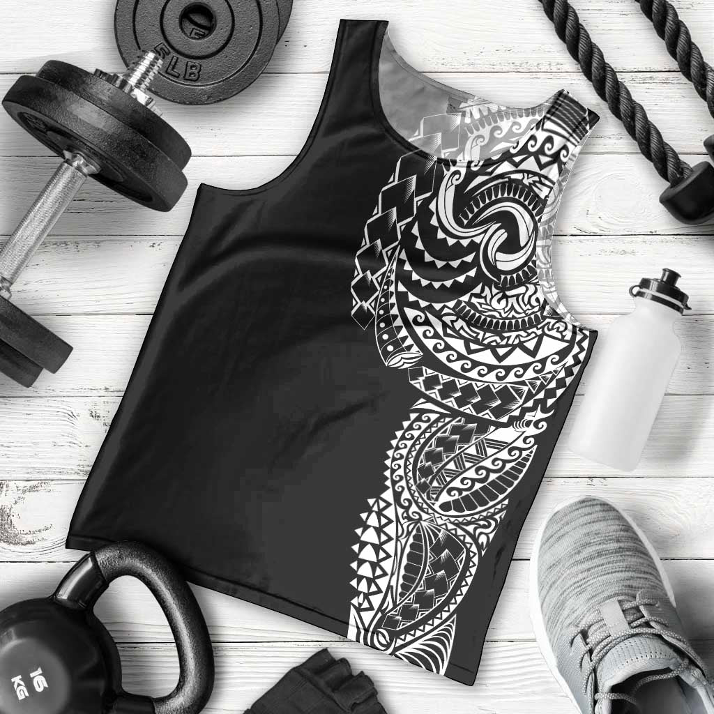 Polynesian Art Traditional Tattoo Men Tank Top Simple Style LT03 - Polynesian Pride