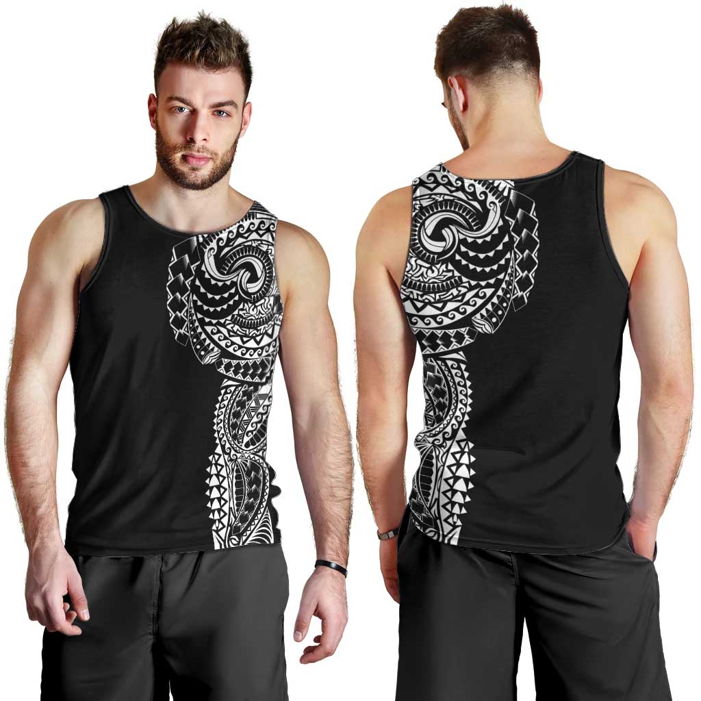 Polynesian Art Traditional Tattoo Men Tank Top Simple Style LT03 - Polynesian Pride