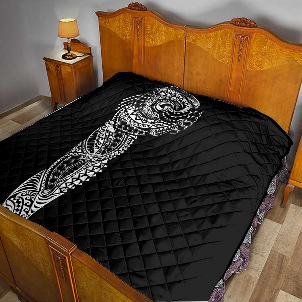 Polynesian Art Traditional Tattoo Quilt Simple Style