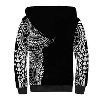 Polynesian Art Traditional Tattoo Sherpa Hoodie Simple Style LT03 - Polynesian Pride