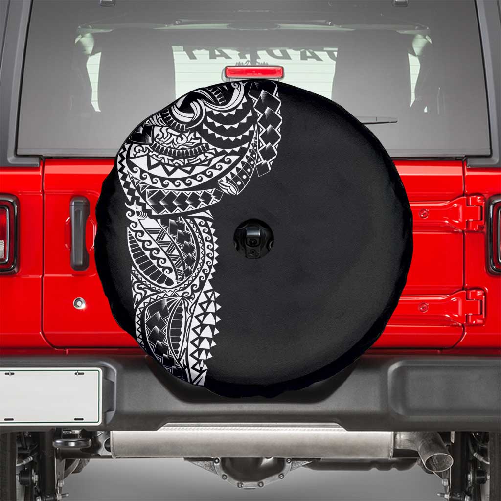 Polynesian Art Traditional Tattoo Spare Tire Cover Simple Style LT03 - Polynesian Pride