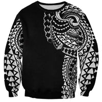 Polynesian Art Traditional Tattoo Sweatshirt Simple Style