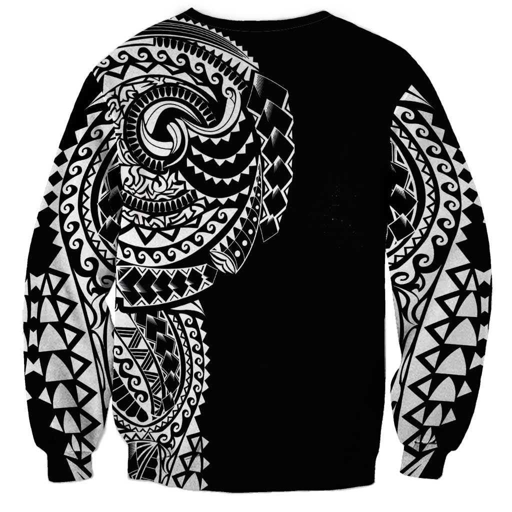 Polynesian Art Traditional Tattoo Sweatshirt Simple Style