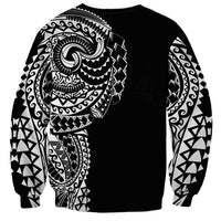 Polynesian Art Traditional Tattoo Sweatshirt Simple Style