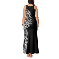 Polynesian Art Traditional Tattoo Tank Maxi Dress Simple Style LT03 - Polynesian Pride