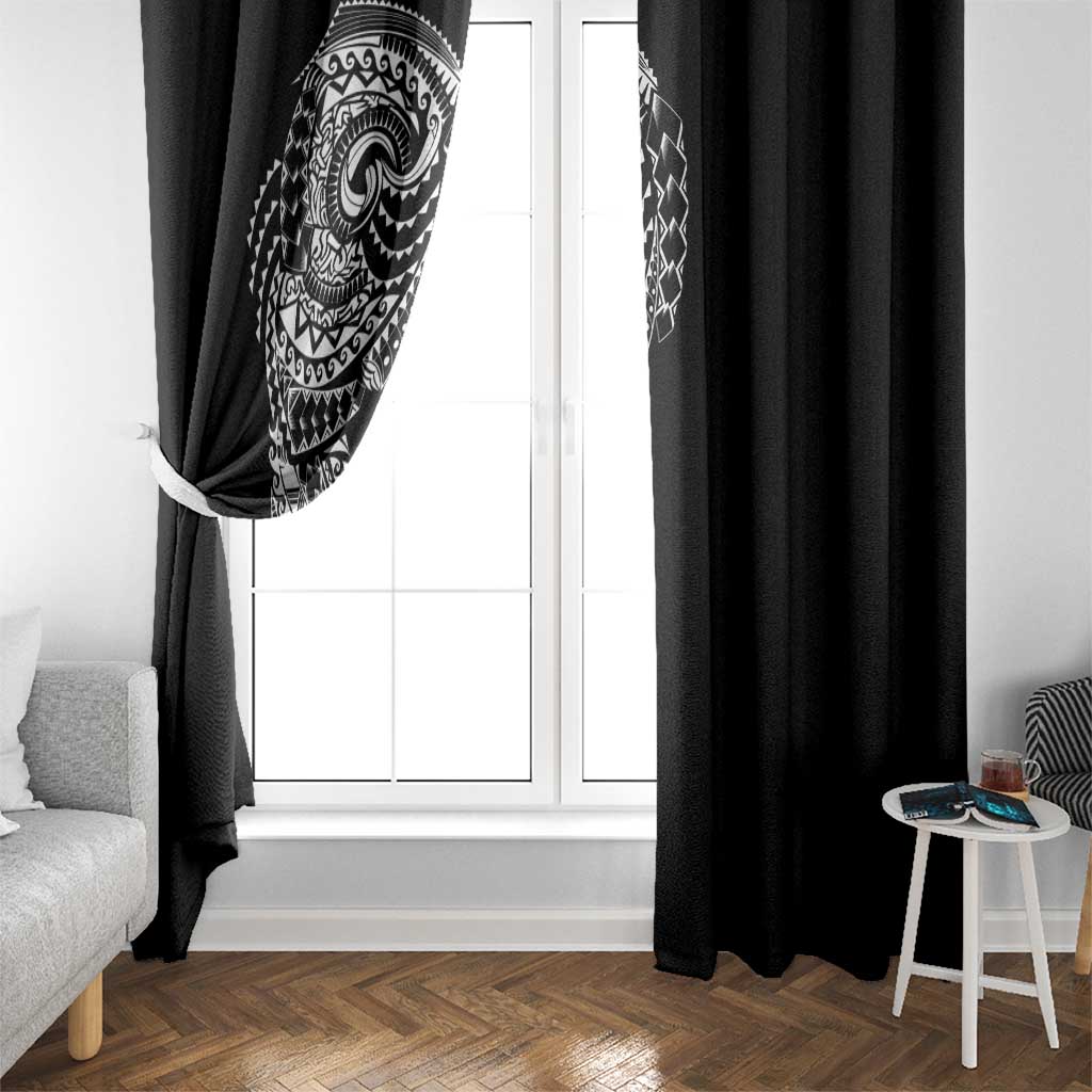 Polynesian Art Traditional Tattoo Window Curtain Simple Style LT03 - Polynesian Pride