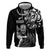 New Zealand Maori Warrior Rugby Hoodie Silver Fern