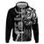 New Zealand Maori Warrior Rugby Hoodie Silver Fern