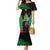 PNG Mendi Muruks Rugby Mermaid Dress The Cassowary Head and PNG Bird Polynesian Tattoo LT03 Women Green - Polynesian Pride