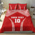 Custom Tonga Pacific Rugby 2024 Bedding Set Ngatu Tribal Pattern