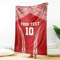 Custom Tonga Pacific Rugby 2024 Blanket Ngatu Tribal Pattern LT03 - Polynesian Pride