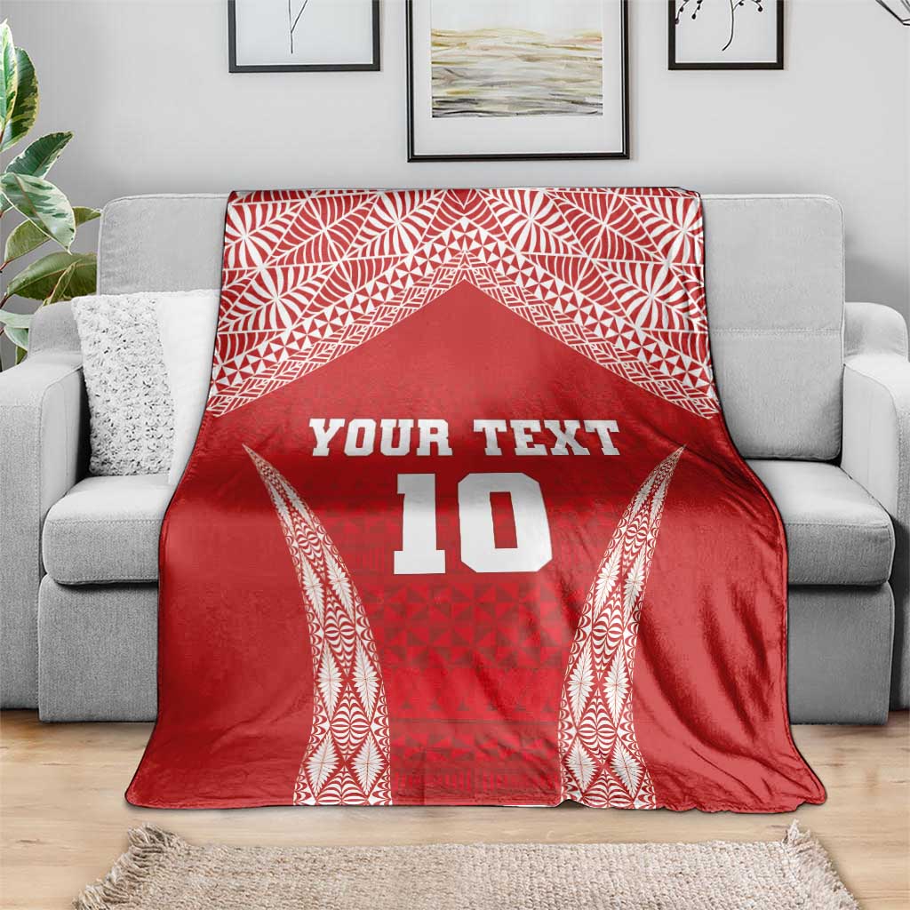Custom Tonga Pacific Rugby 2024 Blanket Ngatu Tribal Pattern LT03 - Polynesian Pride