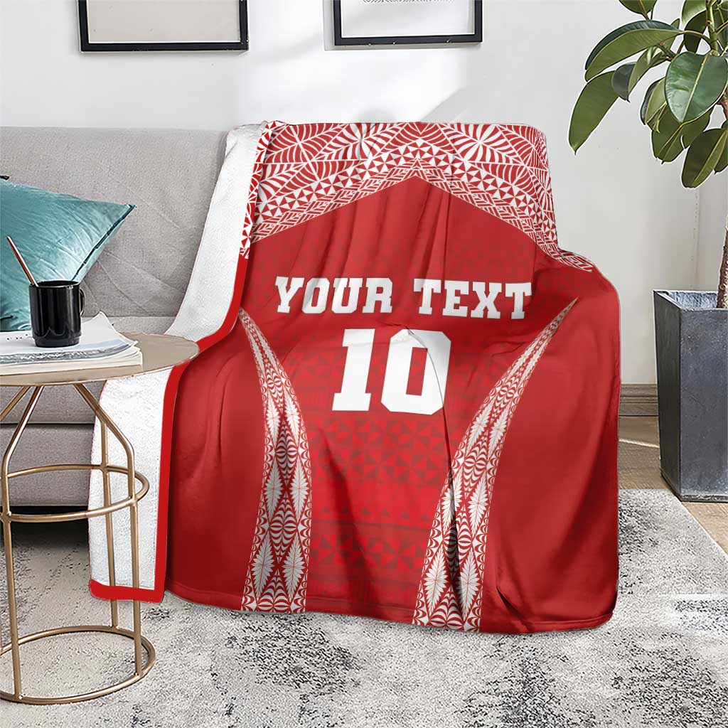 Custom Tonga Pacific Rugby 2024 Blanket Ngatu Tribal Pattern LT03 - Polynesian Pride