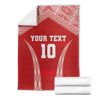 Custom Tonga Pacific Rugby 2024 Blanket Ngatu Tribal Pattern LT03 - Polynesian Pride