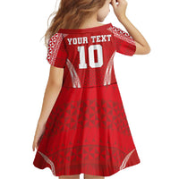 Custom Tonga Pacific Rugby 2024 Family Matching Long Sleeve Bodycon Dress and Hawaiian Shirt Ngatu Tribal Pattern LT03 - Polynesian Pride