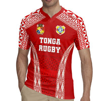 Custom Tonga Pacific Rugby 2024 Rugby Jersey Ngatu Tribal Pattern LT03 - Polynesian Pride
