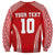 Custom Tonga Pacific Rugby 2024 Sweatshirt Ngatu Tribal Pattern