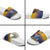 American Samoa Fautasi Slide Sandals Bald Eage and Sailfish with Kakau Motifs - Polynesian Pride