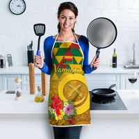 Melanesian Vanuatu Apron With Tapa Tribal Pattern and Triangle Geometric Tricolor LT03 - Polynesian Pride