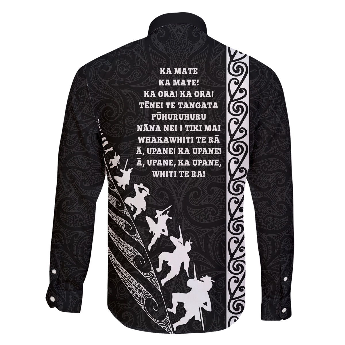 new-zealand-rugby-family-matching-mermaid-dress-and-hawaiian-shirt-haka-dance-tribal-god-mask-maori-pattern