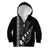 New Zealand Rugby Kid Hoodie Haka Dance Tribal God Mask Maori Pattern LT03 Zip Hoodie Black - Polynesian Pride