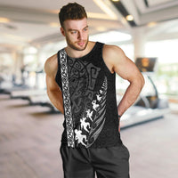 New Zealand Rugby Men Tank Top Haka Dance Tribal God Mask Maori Pattern LT03 - Polynesian Pride