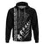 Custom New Zealand Rugby Hoodie Haka Dance Tribal God Mask Maori Pattern LT03 Pullover Hoodie Black - Polynesian Pride