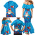 Hawaiian Santa Claus Snorkeling Family Matching Mermaid Dress and Hawaiian Shirt Kakau and Polynesian Pattern