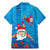 Hawaiian Santa Claus Snorkeling Family Matching Mermaid Dress and Hawaiian Shirt Kakau and Polynesian Pattern